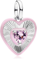 Family Mom Heart Charms 925 Sterling Silver Bead for Bracelets and Necklaces For Women Jewelry Present
