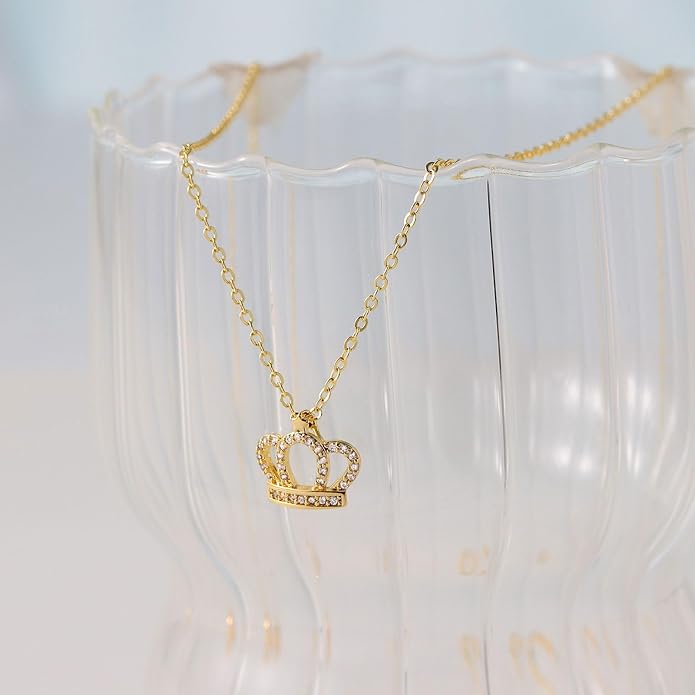 14K Gold Plated Dainty Pendant Butterfly Bead Boot Bee Baseball Flower Compass Airplane Heart Hummingbird Tree Necklace Simple Jewelry Gift for Women