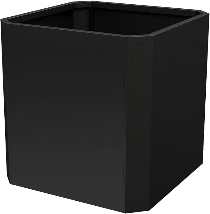 Metal Planter Box 26”L x 26"W x 26"H Large Square Steel Planter Box | Outdoor by GJWCVLOUTDOORLIFESELLER