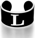 LILIE&WHITE Acrylic Monogram Resin Bracelet for Women Trendy Acrylic Statement Bracelets Jewelry Gift