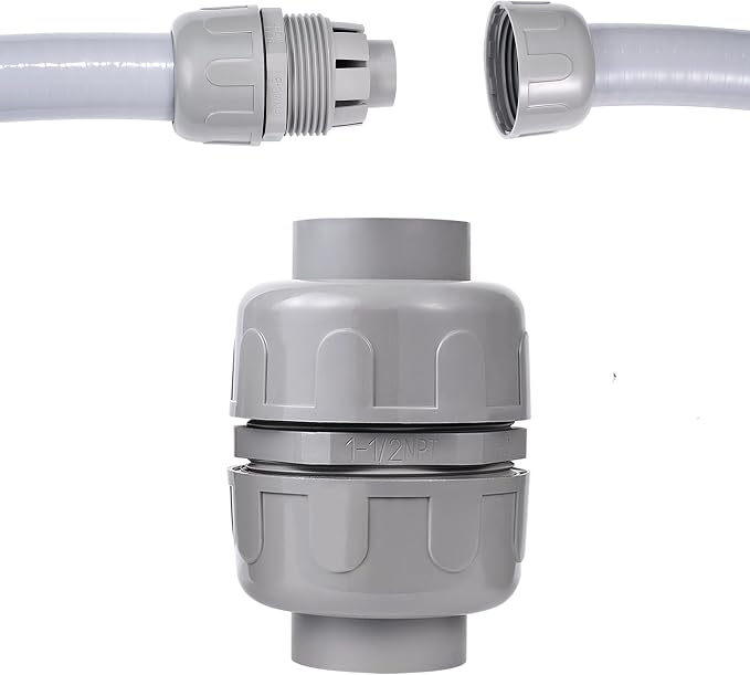 NPT 1-1/2 Double Conduit Liquid-Tight Connector Straight | Extend Repair by Aandxmok