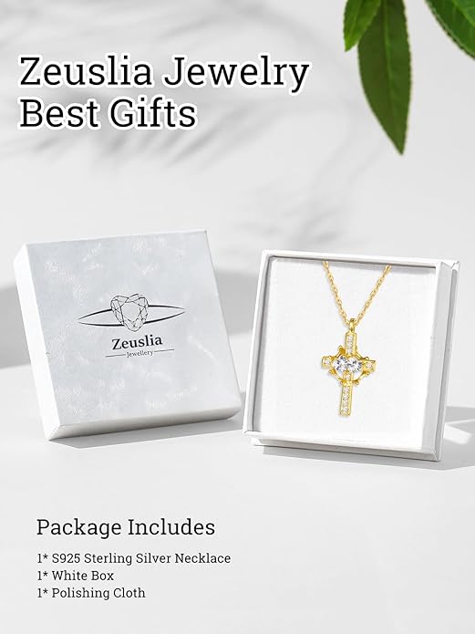 Valentine's Day Gifts for Wife 925 Sterling Silver Double Birthstone Pendant Necklaces I Love You for Always and Forever Necklace Anniversary Birthday Gifts for Wife Girlfriend Mom Her