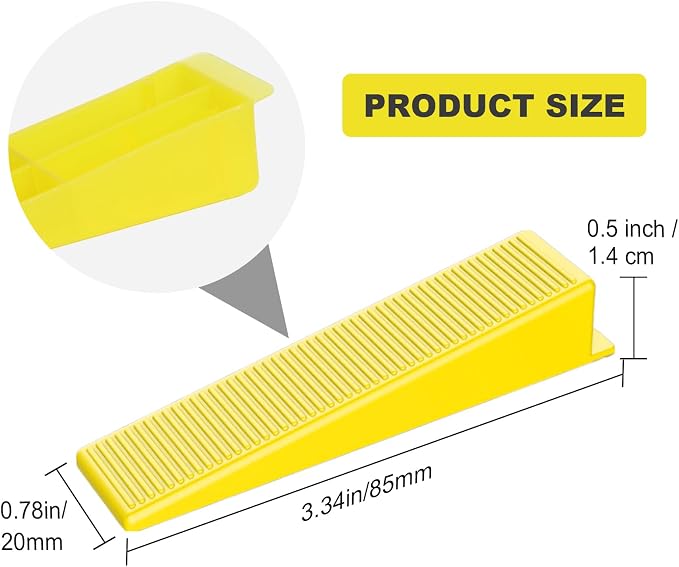 DGSL 200PCS Tile Leveling System Tile Wedges - Image 2