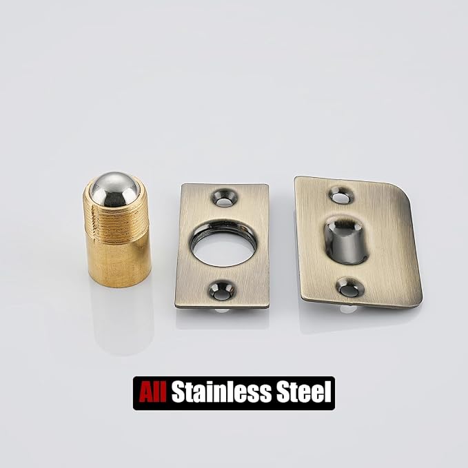 JQK Closet Ball Catch Door Hardware, Stainless Steel Catch Adjustable - Image 6