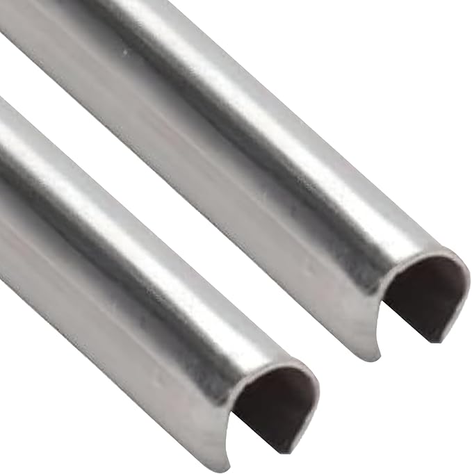 Hardware Sliding Door Track Cover 7/32" W x 9/32" H, Stainless Steel Patio - Image 9