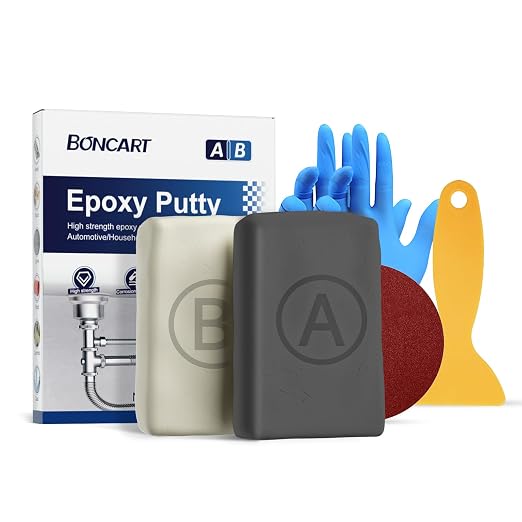 Boncart High Strength AB Epoxy Putty, 200g Steel Reinforced Repair Filler | by BONCART
