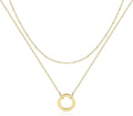 BOUTIQUELOVIN 14K Gold Plated Lock Necklace for Women Paperclip Link Chain Padlock Necklace Non-Tarnish