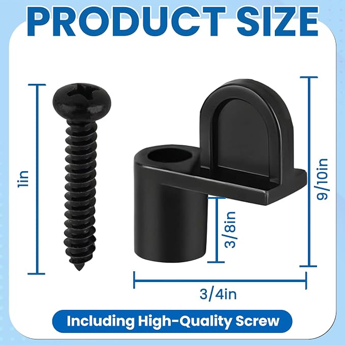 30 Pcs 3/8 Inch Nylon Window Screen Clips - Image 2