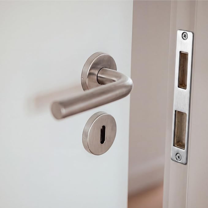 Tudomro 2 Pack Storm Door Flat Strike Plate 172mm x 23.7mm Stainless Steel - Image 5