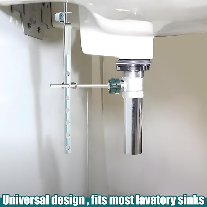 Enhon 1 Pack Lavatory Pop Up Drain Lift Rod, and Spring Clip Kit - Image 6