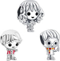 925 Sterling Silver Charms Magic Movie Character Dangle Beads for Bracelets and Necklaces Jewelry for Women