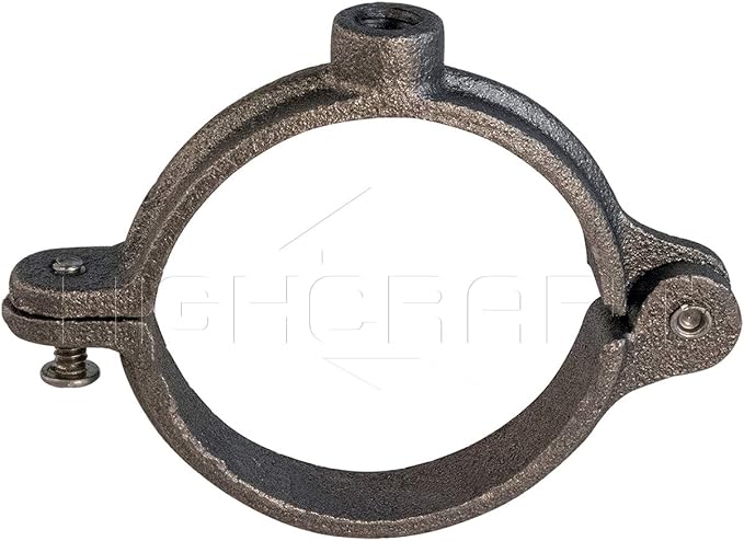 HIGHCRAFT HINGB-02-5 Industrial Decor Hinged Split Ring Pipe Hanger 2 in. - Image 3