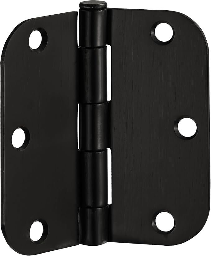 Design House Interior Door Hinge, Oil Rubbed Bronze | 5/8" Radius, Traditional - Image 4