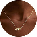 TURANDOSS Valentines Day Gifts for Kids Teen Girls - Dainty 14K Gold Plated Letter A-Z Initial Necklace with Heart, Personalized Jewelry Birthday Valentines Day Gifts for Girlfriend Wife Women