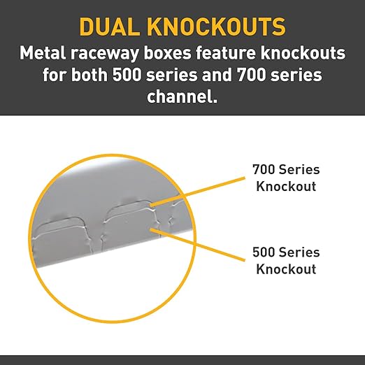 Legrand Wiremold 700 Series Metal Raceway Inside Elbow, Durable Steel, Screw - Image 5