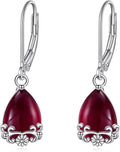 POPLYKE Celtic Filigree Teardrop Drop Dangle Earrings Sterling Silver Leverback Earrings Jewelry for Women