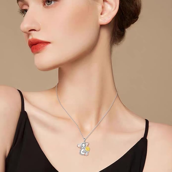 Animal Necklace for Women Necklace 925 Sterling Silver Cute Animal Pendant Necklaces Jewelry Gifts