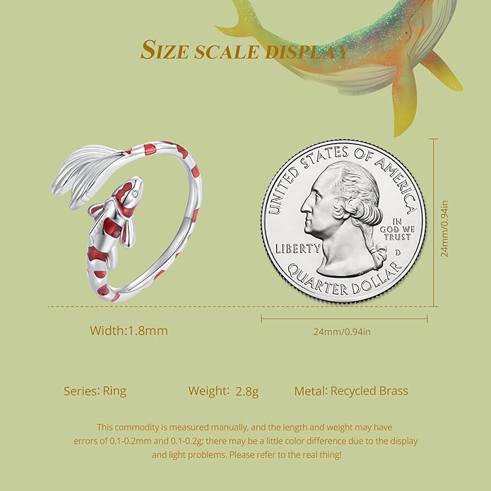 WOSTU Animal Open Adjustable Ring Playful Cat Dachshund Snake Koi Fish Hummingbird Bat Heart Feather Stacking Ring for Women, Sterling Silver Plated Pet Memorial Jewelry Gift for Cat Lovers