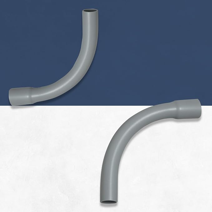 45 Degree PVC Conduit Sweep Elbow 1/2 – Heavy-Duty Electrical Conduit Fitting - Image 3