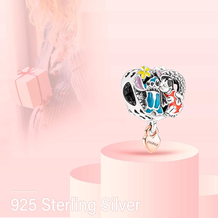 MITSOKU 925 Sterling Silver Charms for Bracelets Necklaces Animal prototype Pendant Safety Chain Dangle Pendants Beads Christmas Day Charms Jewelry Gift for Women