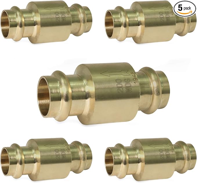 Midline Valve 372S422-5 Inline Spring Loaded Check Valve, Backflow Prevention by MidlineValve