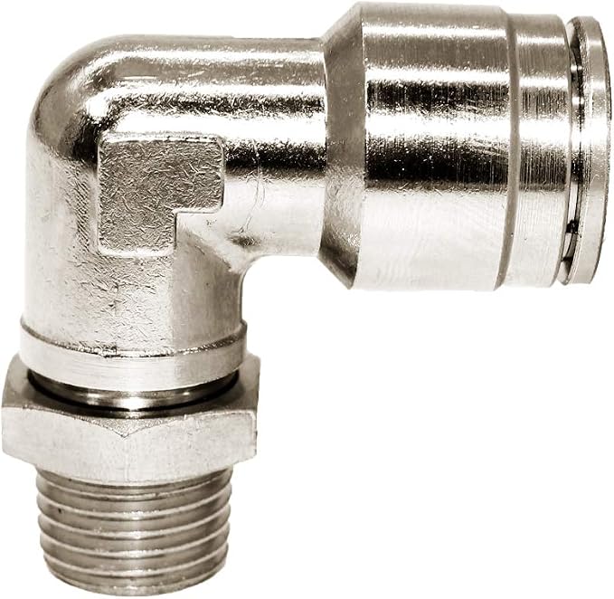 Beduan Brass BPL Push to Connect Air Fittings Elbow 3/8" Tube OD x 1/4" NPT - Image 3