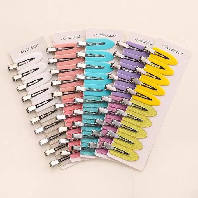 50pcs Cute Bobby Pin Slime Charms Mixed Set Resin Flatback for DIY Craft Making and Daily Use