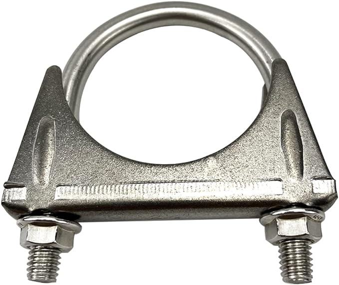 Universal Heavy Duty 2-1/4 Inch Stainless Exhaust Exhaust Clamp 2.25" Exhaust by eLifecenter