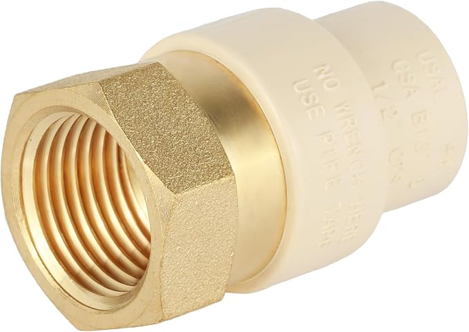 20 Pack EFIELD CPVC Female Transition Adapter, 1/2"Slip x 1/2" FNPT | Female - Image 3