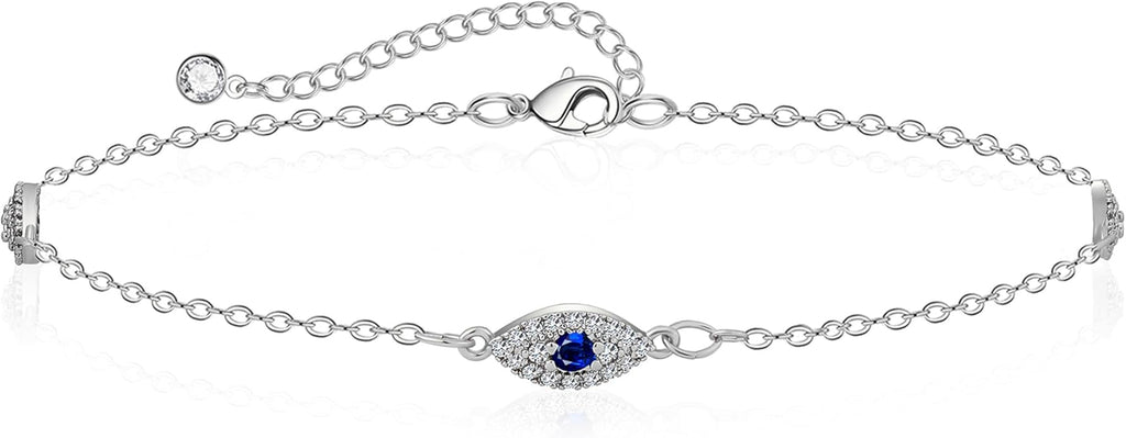 Anklets for Women 14K Gold Silver Plated Ankle Bracelets Trendy Waterproof Boho Anklets Set Adjustable Dainty Cute Diamond Beaded Heart Non Tarnish Summer Beach Jewelry Gift