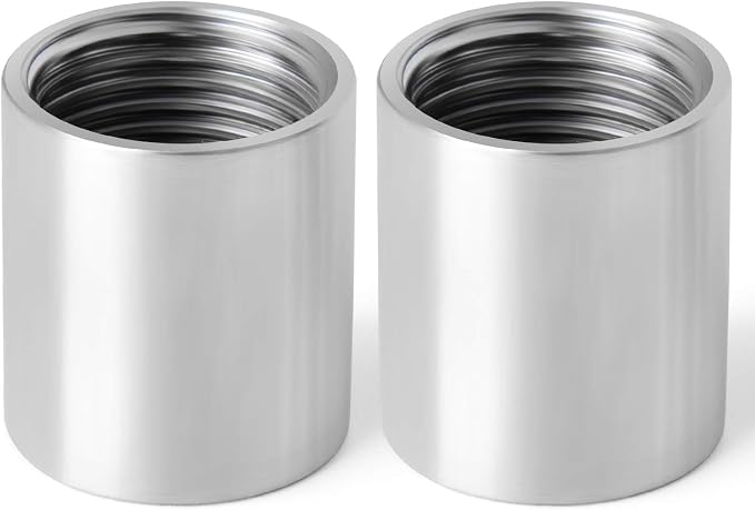 2PCS 304 Stainless Steel Cast Pipe Fitting, 1/2" x 1/2" NPT Female Threaded - Image 5