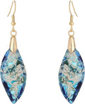 Boho Women Natural Stone Earrings Unique Healing Imperial Jasper Gemstone Energy Hypoallergenic Lightweight Dangle Drop Earrings Multiple Styles Earrings Jewelry for Birthday Party Gift