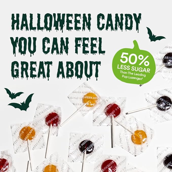 Kids Throat Soothing Watermelon Lollipops, by Beekeeper's Naturals - Doctor Formulated Immune Support, under 2g Sugar, Vitamin D & Honey, 15 ct