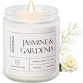 Molensun Jasmine & Gardenia Scented Candle, 7 oz Soy Wax Candle by Molensun