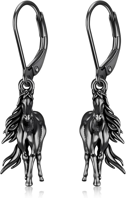 PELOVNY Animal Dangle Earrings Sterling Silver Hypoallergenic Moss Agate Crystal Moonstone Earrings Bee Butterfly Dolphin Peacock Phoenix Jewelry Birthday Christmas Gifts for Women