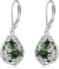 POPLYKE Celtic Filigree Teardrop Drop Dangle Earrings Sterling Silver Leverback Earrings Jewelry for Women