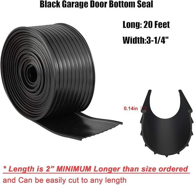 Replacement Wayne Dalton Garage Door Bottom Weather Seal 154448 - Image 7