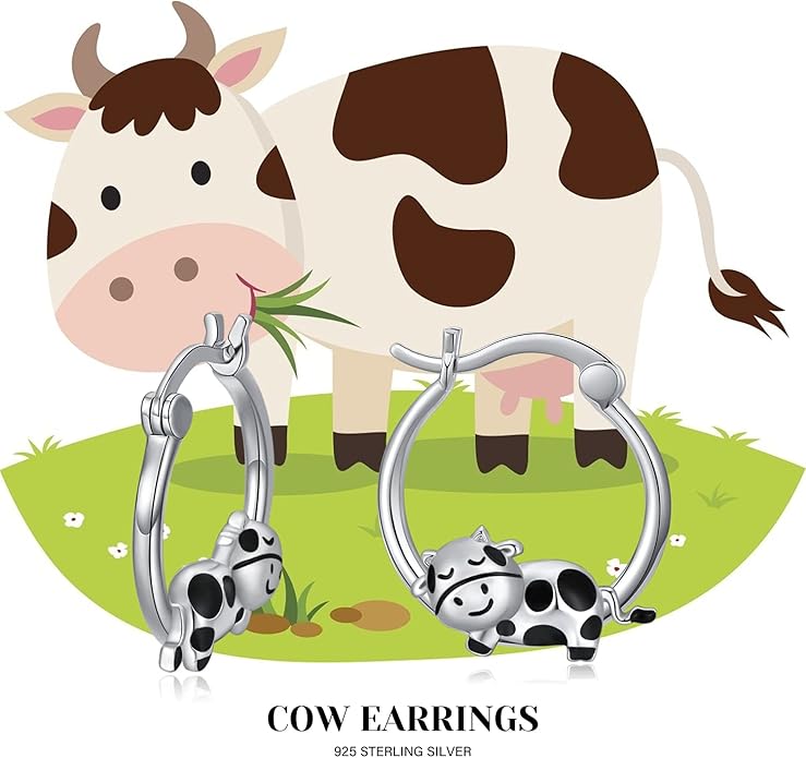 JUSTKIDSTOY Hypoallergenic Panda/Unicorn/Hummingbird/Dolphin Hoop Earrings for Women 925 Sterling Silver Animal Huggie Hoop Earrings Jewelry Gifts for Sensitive Ears