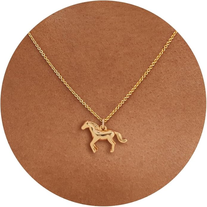 14K Gold Plated Dainty Pendant Butterfly Bead Boot Bee Baseball Flower Compass Airplane Heart Hummingbird Tree Necklace Simple Jewelry Gift for Women