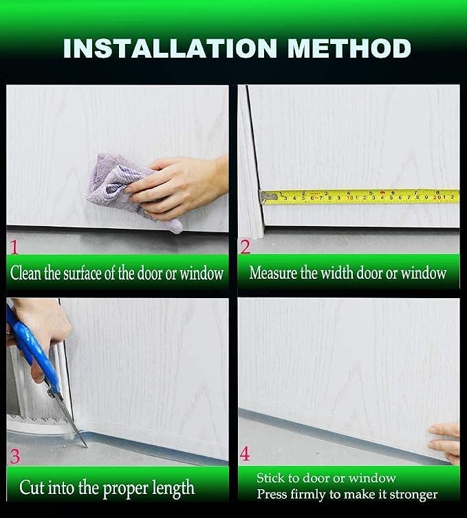 Weather Stripping Door Seal – 1.8in Brown Windproof Sealing Strip - Image 8