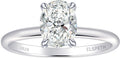 Elspeth 925 Sterling Silver Engagement Ring for Women Oval/Radiant/Pear/Princess/RoundCut Cubic Zirconia Promise Ring Size 4-10