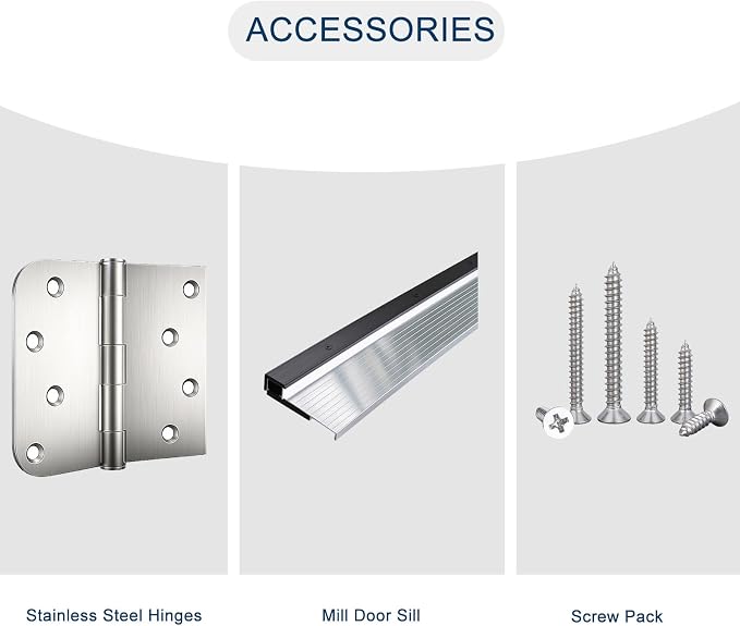 Pre-Drilled Vinyl Exterior Door Frame Kit - Image 4