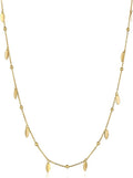 Dainty Layered Choker Necklace 18k gold Plated Y Pendant Commemorative coin Necklace Multilayer Bar Disc Necklace Adjustable Layering Choker Necklaces fashion jewelry for Women Girls