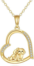 GEHN Hummingbird Necklace 14K Solid Gold Opal Hummingbird Pendant Necklace Hummingbird Jewelry Bird Gifts for Women Lover