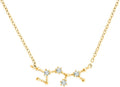 PAVOI 14K Gold Plated Astrology Constellation Horoscope Zodiac Necklace 16-18"