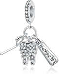 Bible Family Mom Wife Love Heart Dangle Charm 925 Sterling Silver Charms fits Bracelets and Necklace Pendant Bead Charms Jewelry Present for Women Family Friends