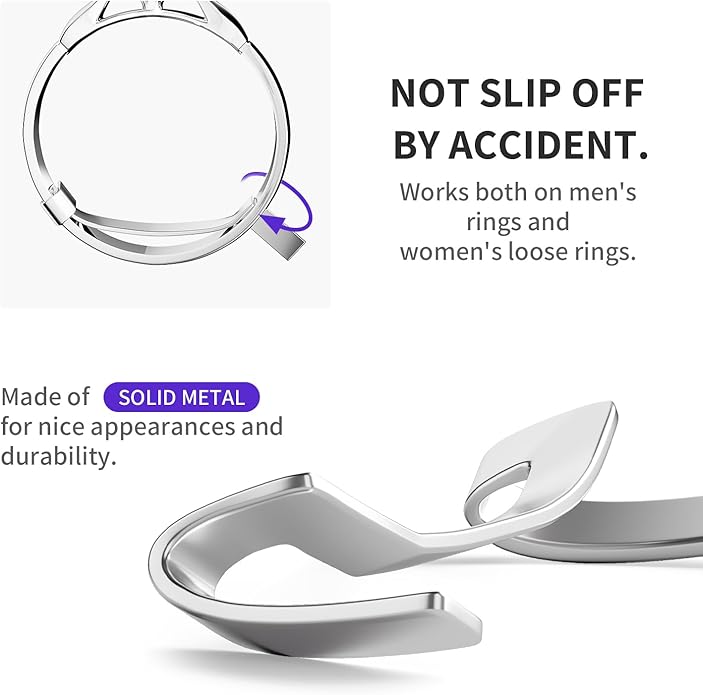 ELETIUO Filled Metal Ring Guard Set for Loose Rings, 12 Pack 3 Sizes for Different Band Widths, Invisible Ring Adjuster Tightener Spacer Fitter, Golden+Silver Color