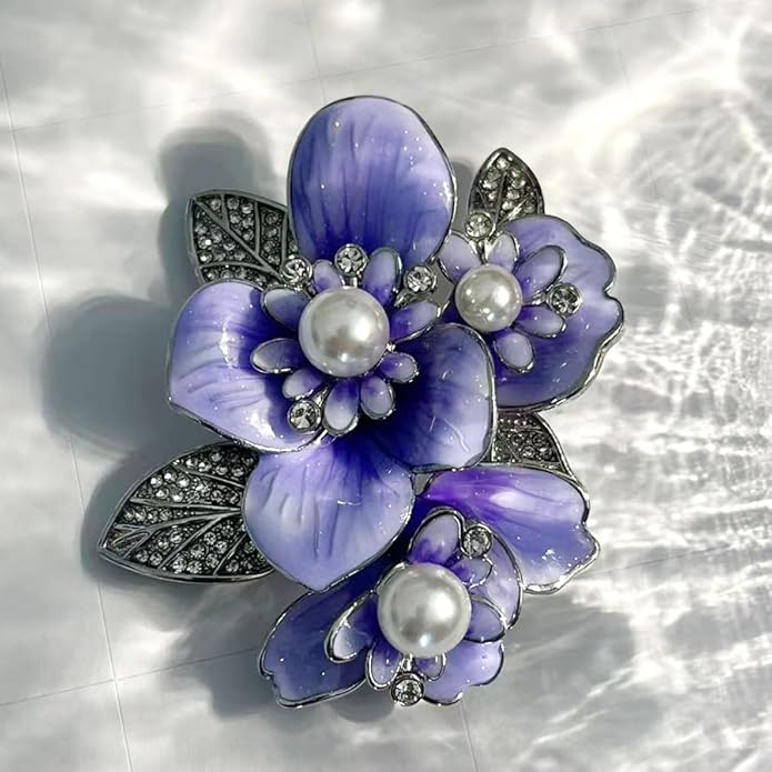 Brooch Pin - Gold Plated | Ideal Gift for Mom & Wife on Thanksgiving Day, Birthdays & Weddings