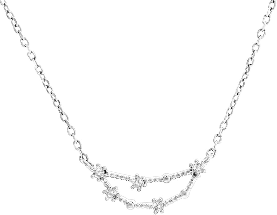 PAVOI 14K Gold Plated Astrology Constellation Horoscope Zodiac Necklace 16-18"