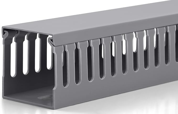 2" H x 2" W Cable Raceway, 99in Under Desk Wire Management Channel, 16.5in Each by ZhiYo